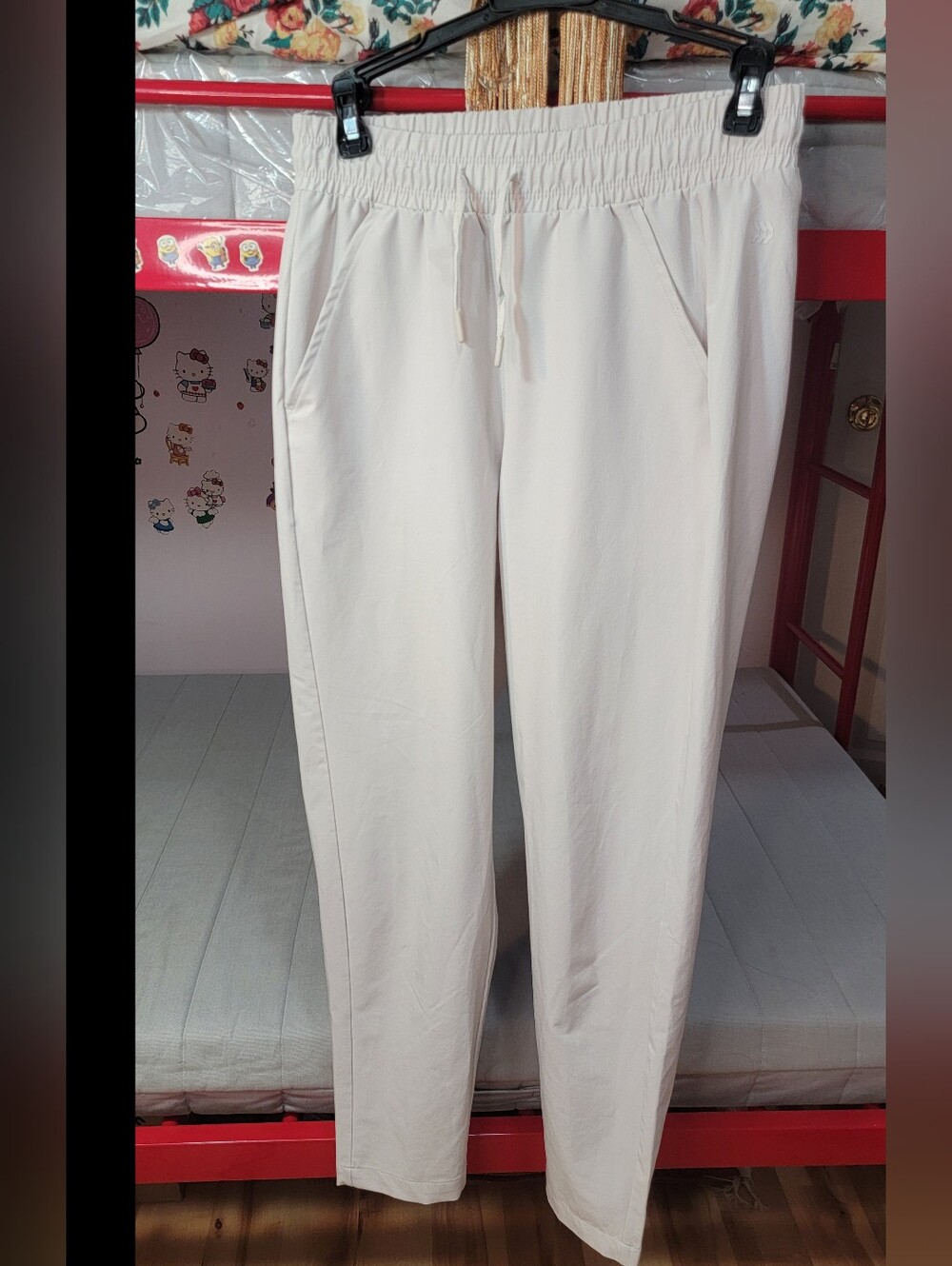 all in motion Men's Off-White Drawstring Joggers Size XSmall